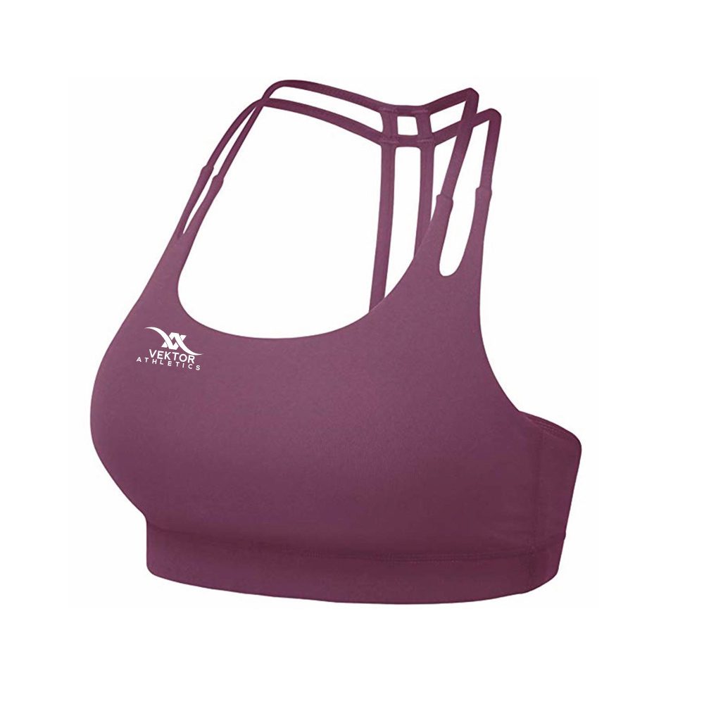Women’s high support gym sports bra for fitness training by Vektor Athletics