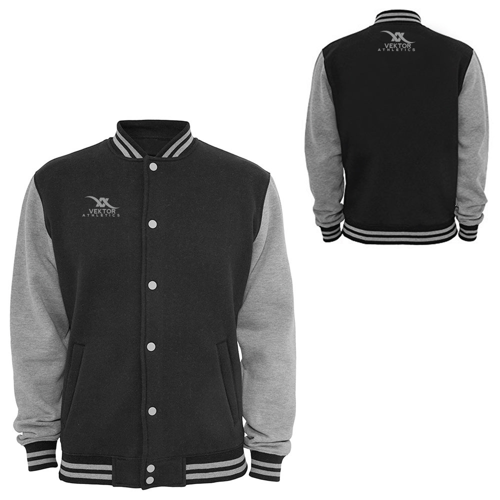 premium varsity jacket casual streetwear by Vektor Athletics