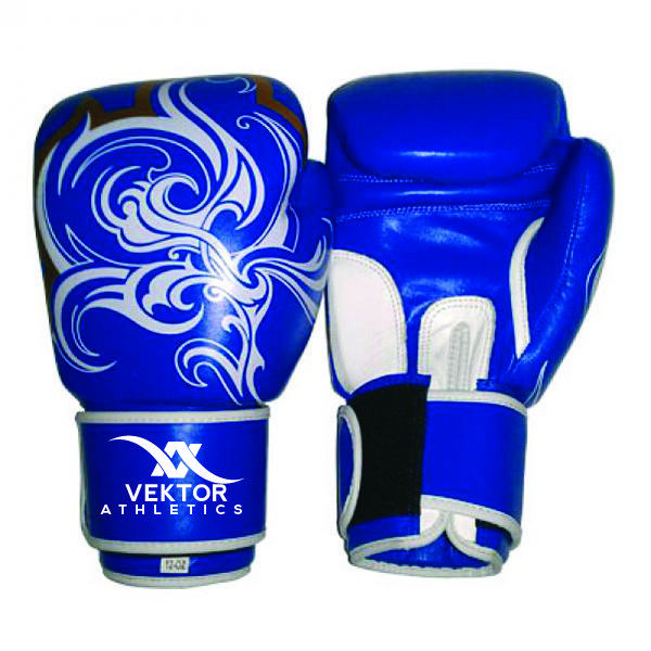 athlete wearing boxing gloves training