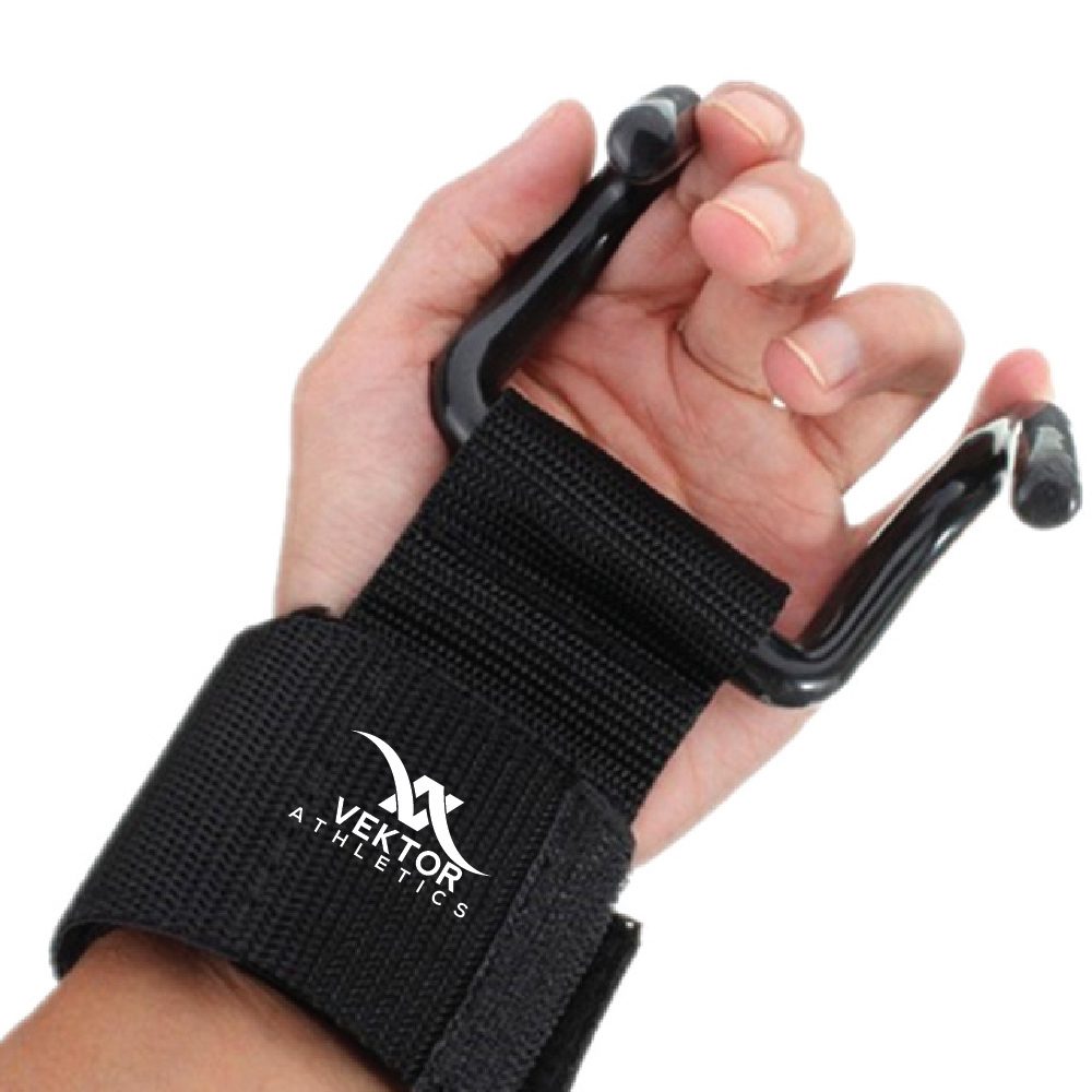 Durable wrist wraps designed for stability and support during heavy lifting.