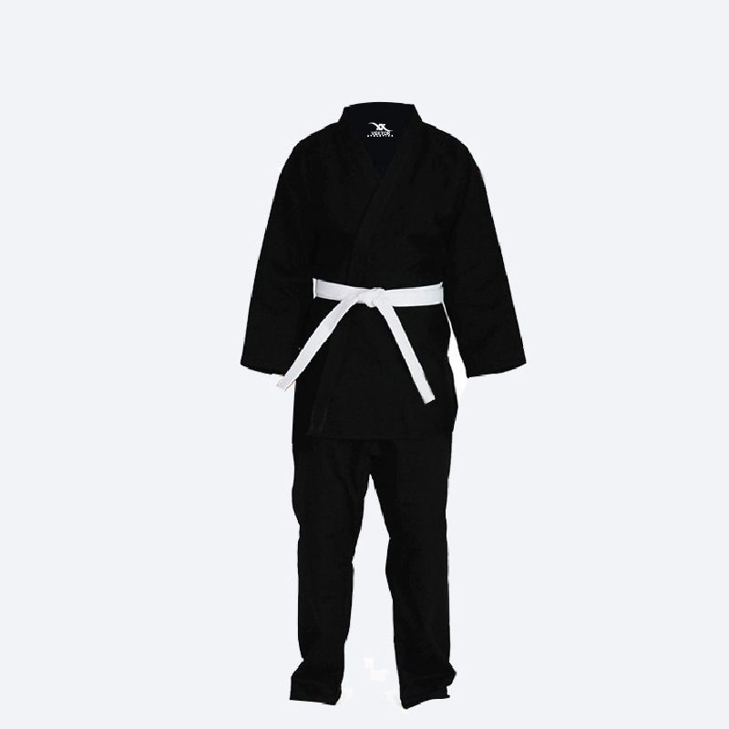 athlete wearing judo suit during practice