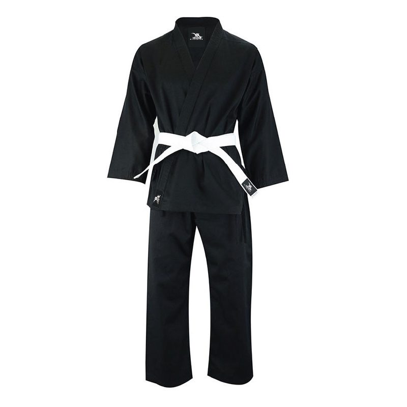 white judo suit front design for training