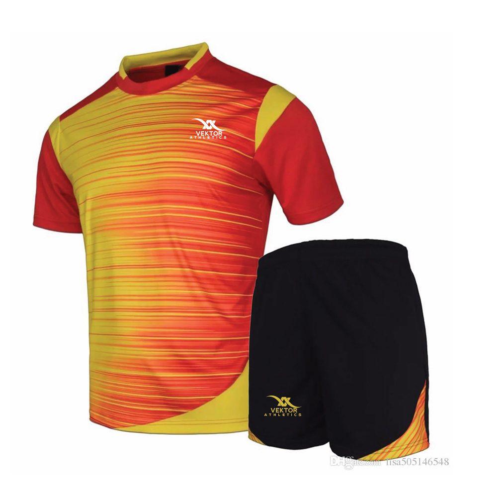 soccer uniform manufacturer jersey and shorts front