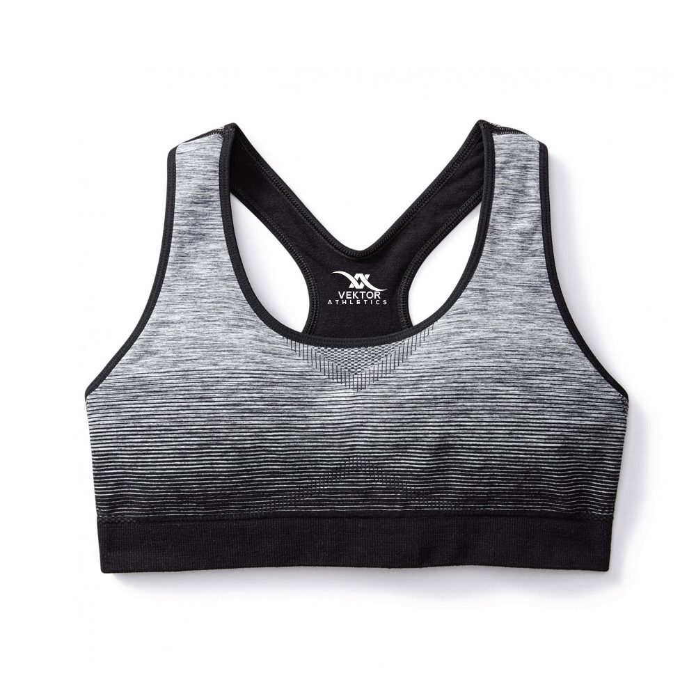 gym bra manufacturer sports bra front view