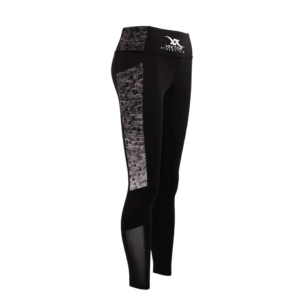 women’s high stretch gym leggings for workout and fitness training by Vektor Athletics